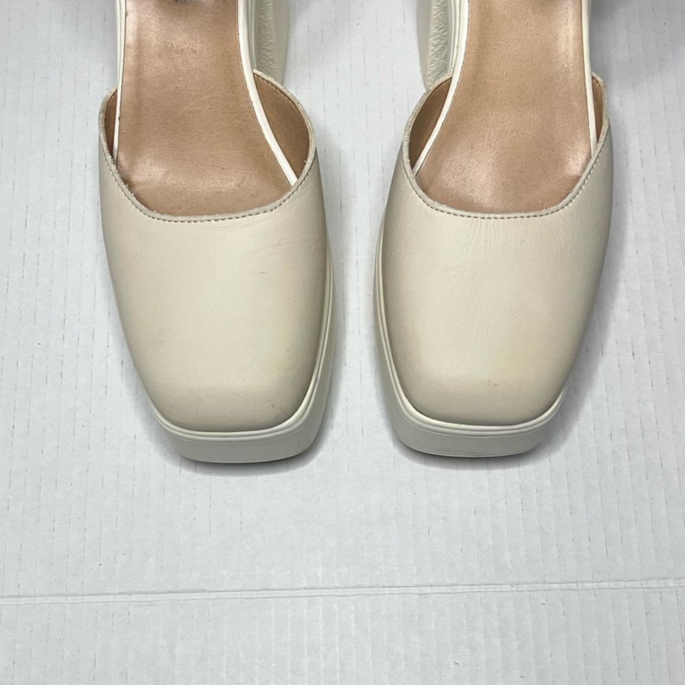 Free People Beige Platform Mary Jane Heels - Picture 7 of 15